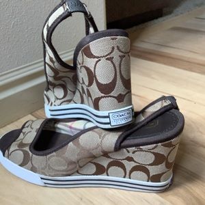 Sz. 8 Coach Slingback Sandals